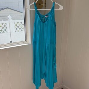 Calypso St. Barth Vibrant Blue High Low Dress